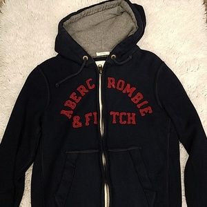 Abercrombie & Fitch zip-up hoodie L